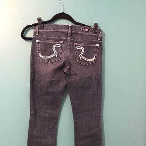 Rock & Republic faded bootcut blue jeans